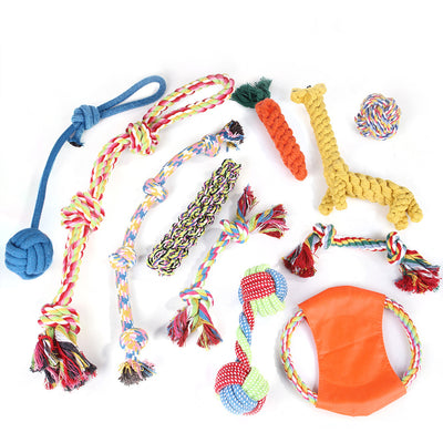 Set de Juguetes de Cuerda Resistente a Mordidas para Perros