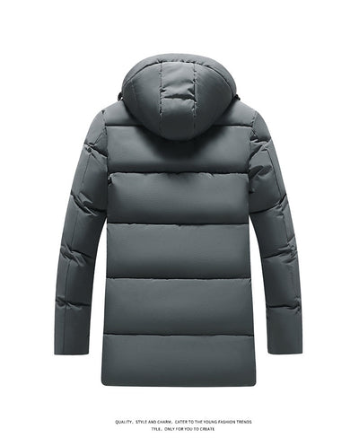 Chaqueta de Algodón Graphene para Hombre con Capucha Desmontable - Extra Gruesa y Moderna - Image 18