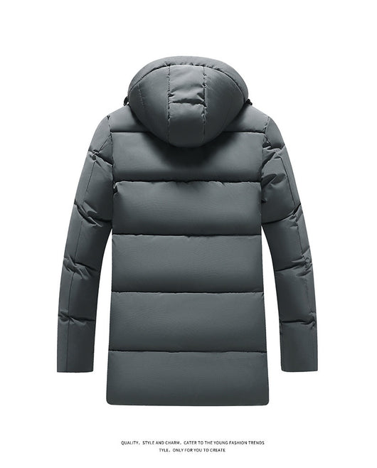 Chaqueta de Algodón Graphene para Hombre con Capucha Desmontable - Extra Gruesa y Moderna - Image 18