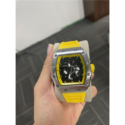 Reloj de Hombre Cilíndrico con Movimiento de Cuarzo Luminoso - Image 11
