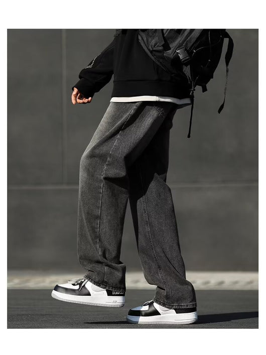 Jeans Negros Ahumados Primavera para Hombre - Corte Clásico Americano - Image 6