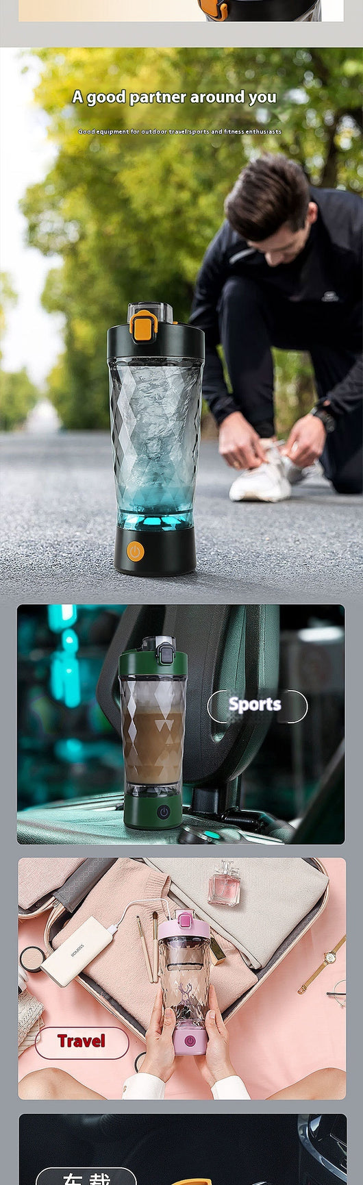Vaso Mezclador Automático con Vibración y Carga USB - Image 19