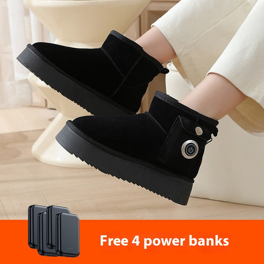 Botas Térmicas Eléctricas con Forro de Lana - Impermeables para Hombre y Mujer - Image 9