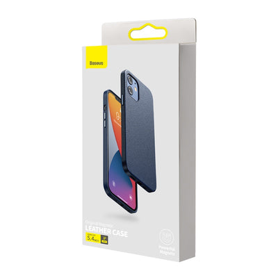 Funda de Cuero Magnética para iPhone 12 Mini Negro - Image 13