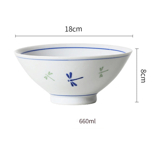 Juego de Tazones de Cerámica Japonesa Vidriada - Arroz y Sopa - Image 5