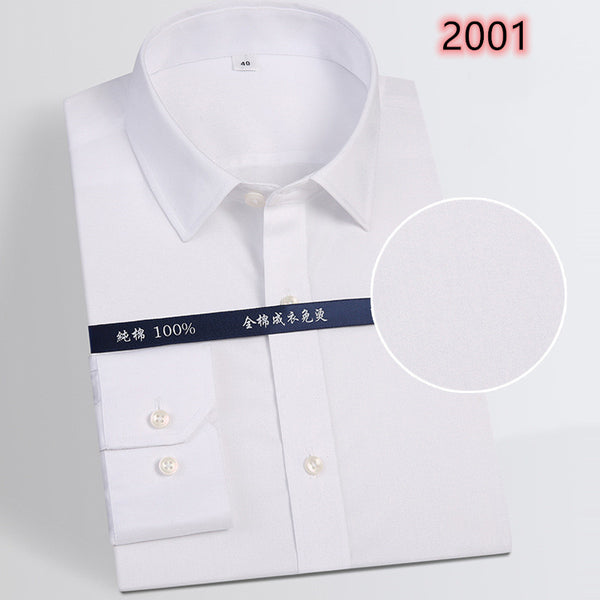 Camisa de Algodón para Hombre sin Planchado