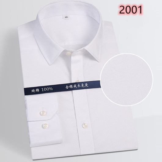 Camisa de Algodón para Hombre sin Planchado