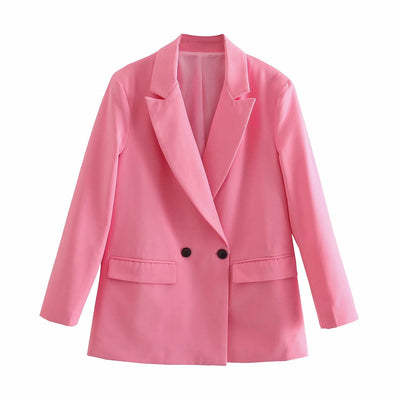 Blazer Casual Doble Botonadura Ligero para Commuter - Image 22