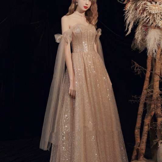 Vestido de Novia Elegante para Banquete y Ceremonias