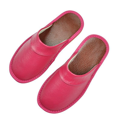 Pantuflas de Cuero Baotou para Casa - Comodidad Premium - Image 17
