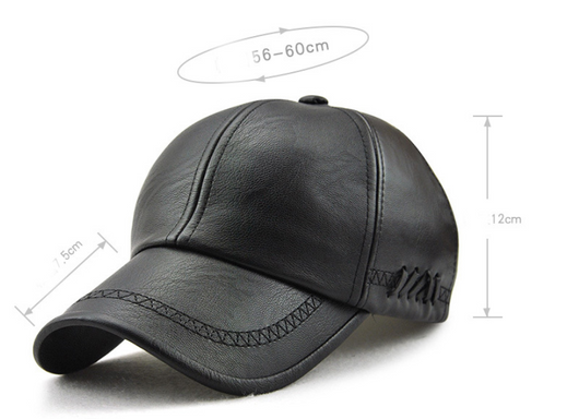 Gorra de Béisbol de Cuero Premium para Otoño e Invierno - Image 5
