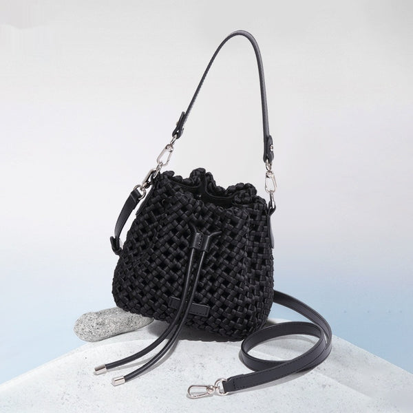 Bolso Tejido a Mano con Nudo Molino - Diseño Artesanal Premium