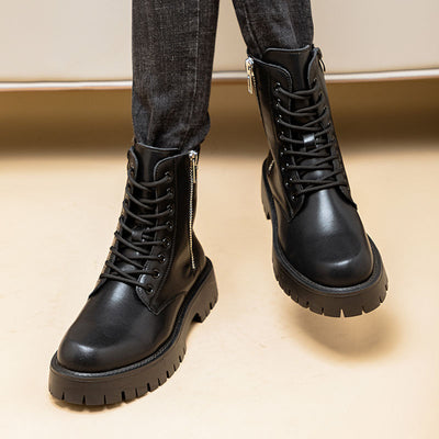 Botas Martin de Cuero para Hombre - Botines Altos Clásicos - Image 27