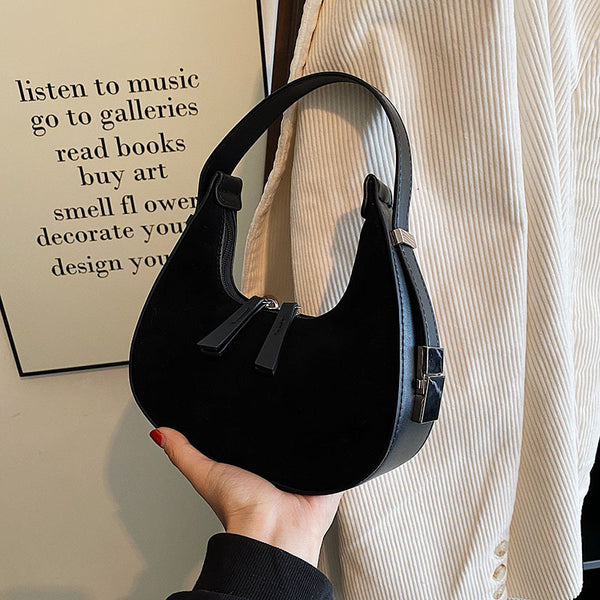 Bolso de Mano Elegante Efecto Mate para Mujer - Diseño Francés Minimalista