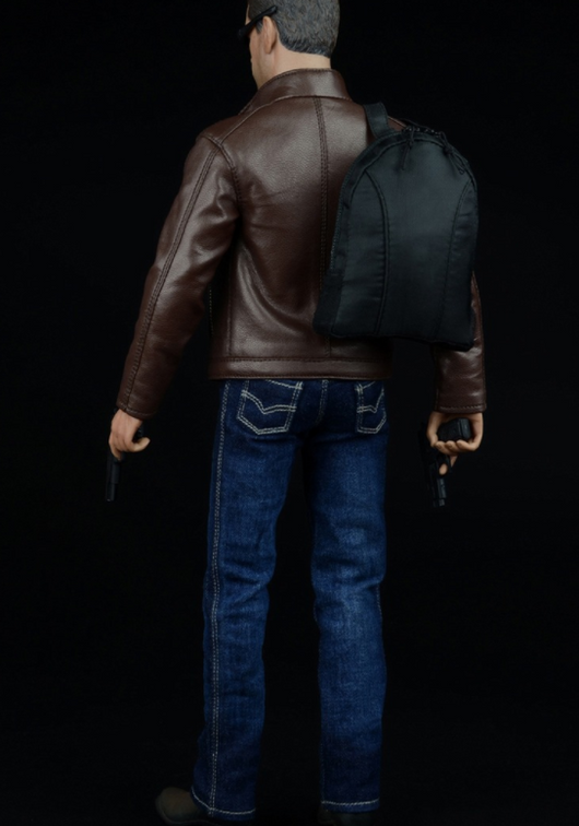 Traje de Agente en Cuero - Cuerpo Articulado sin Cabeza - Image 9