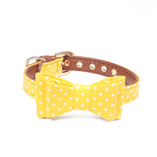 Collar con Lazo de Lunares para Mascota - Image 3
