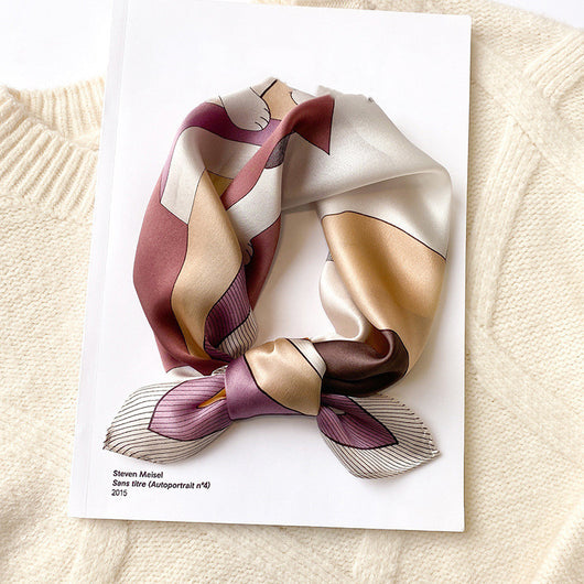 Pañuelo de Seda para Mujer - Accesorio de Moda Versátil - Image 31