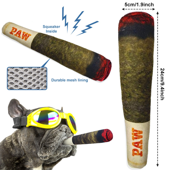 Juguetes para Perros Doggy Doobie - Peluches Chirriantes Divertidos para Perros Pequeños, Medianos y Grandes