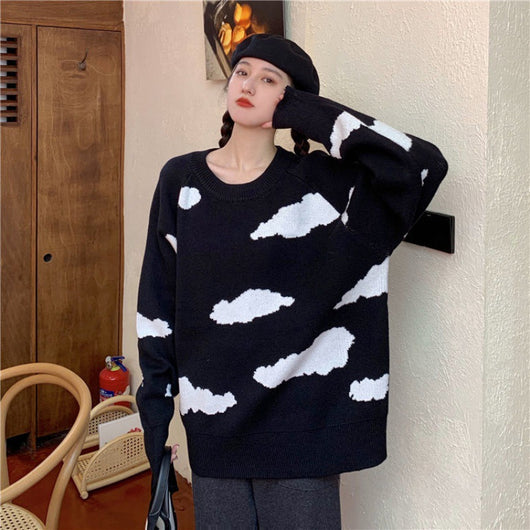 Suéter Estampado de Nubes Adorable - Image 8