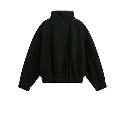 Abrigo Urbano Cuello Alto Efecto Desgastado para Hombre - Image 13