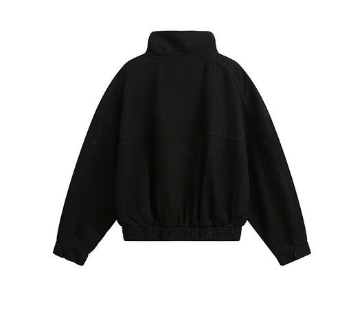 Abrigo Urbano Cuello Alto Efecto Desgastado para Hombre - Image 13