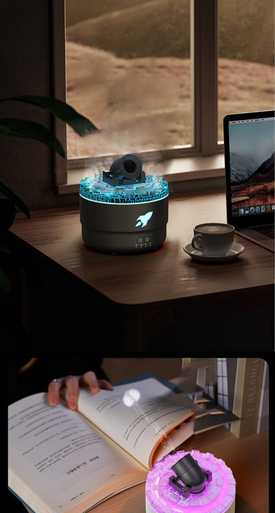 Difusor Ultrasónico de Aromas con Diseño Agrietado - Humidificador Esencial para Hoteles - Image 16