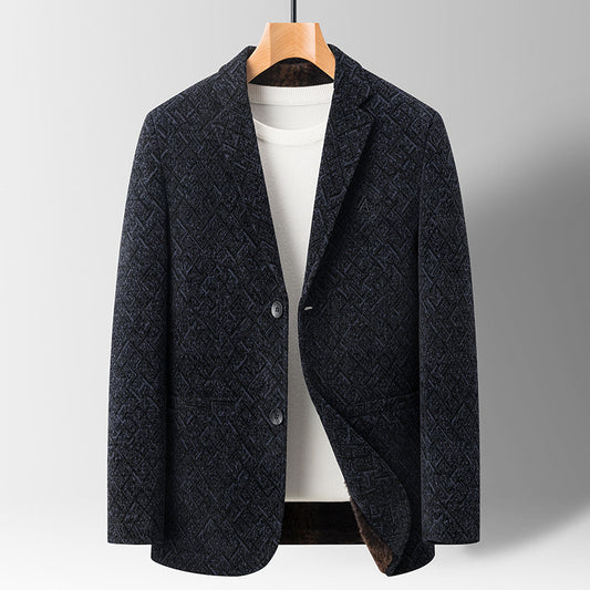 Saco Casual de Chenilla para Hombre - Diseño Minimalista