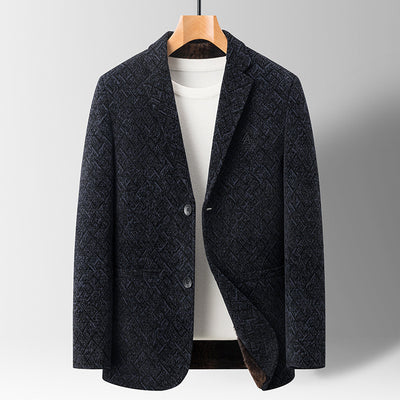 Saco Casual de Chenilla para Hombre - Diseño Minimalista