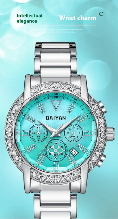 Reloj de Lujo Versátil para Mujer - Resistente al Agua con Diamantes - Image 15