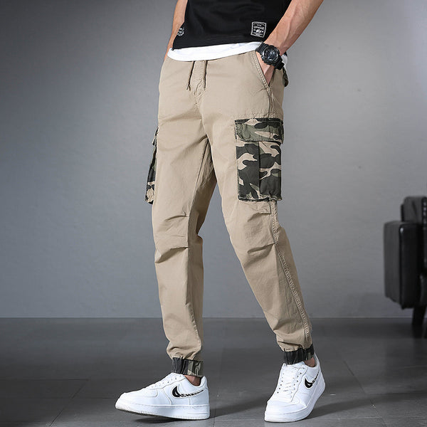 Pantalón de Trabajo Camuflado con Múltiples Bolsillos para Hombre