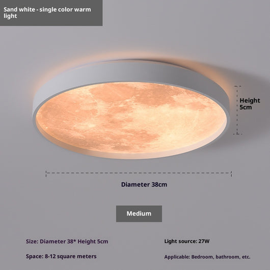 Lámpara de Techo Moderna Moon - Diseño Creativo para Dormitorio - Image 8