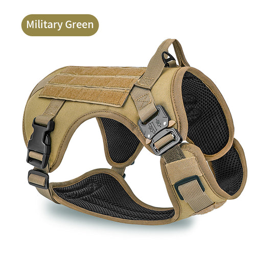 Arnés Táctico de Tracción para Mascotas Grandes - Camuflaje Profesional - Image 15
