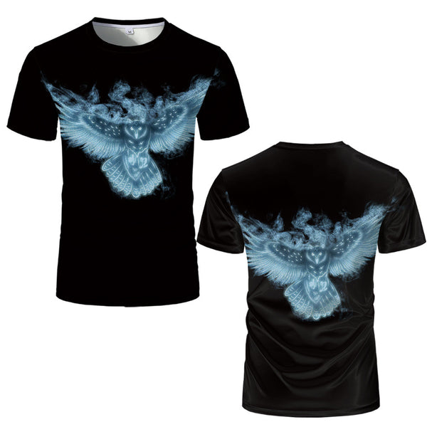 Playera Estampada de Verano Estilo Europeo y Americano