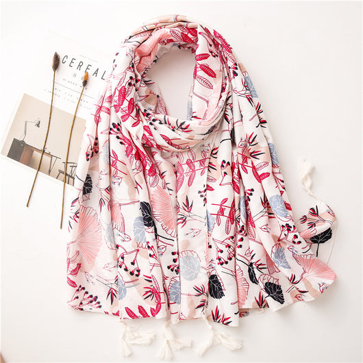 Pañuelo Floral Turístico para Mujer - Diseño Vacacional - Image 5