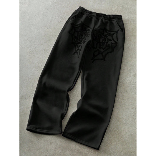Pantalones Rectos Holgados de Diseño Contemporáneo para Hombre - Image 16