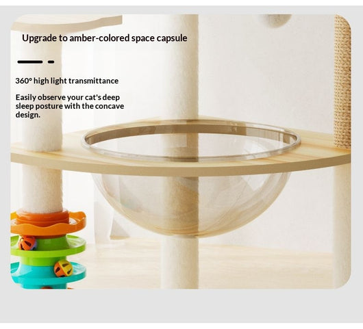 Casa Árbol para Gatos Cápsula Espacial - Image 13