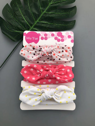 Set de 3 Diademas Infantiles con Moños Estampados - Image 13