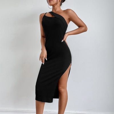 Vestido Ajustado con Espalda Abierta y Detalle de Hombro Descubierto - Image 7