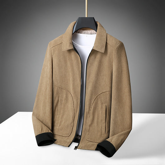 Abrigo de Pana Grueso Talla Grande para Hombre - Image 7