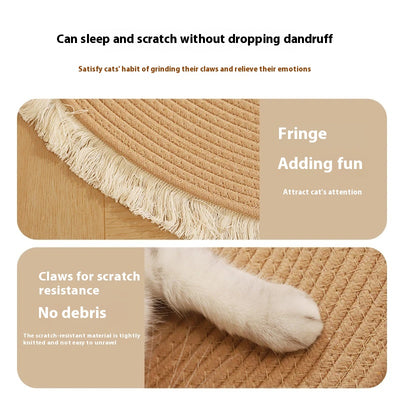 Cama Nido para Gatos con Colchoneta Resistente y Cuerda de Algodón - Image 4