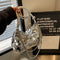 Bolso Bandolera Mujer con Cadena y Lentejuelas Brillantes