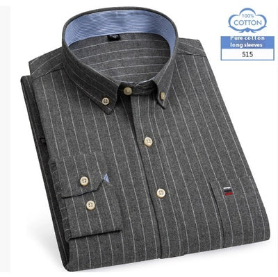 Camisa Cuadrille de Algodón Puro para Hombre - Image 5
