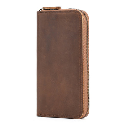 Billetera Larga de Cuero Genuino para Hombre con Bloqueo RFID - Image 10