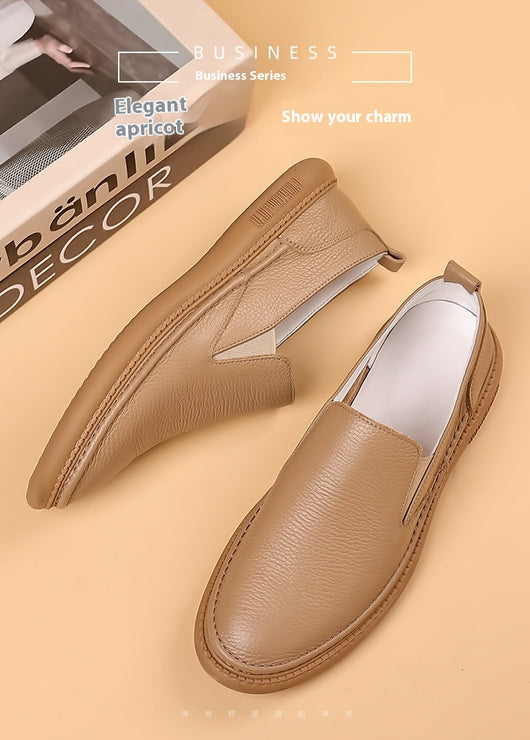 Zapatos Casuales de Cuero Genuino para Hombre - Primera Capa - Image 9