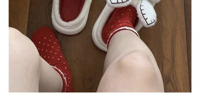 Pantuflas de Algodón con Personalidad Villana - Conejo Pirata para Mujer - Image 12