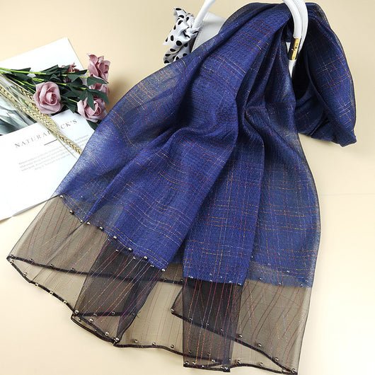 Pañuelo de Seda Elegante con Protección Solar y Aroma - Image 12