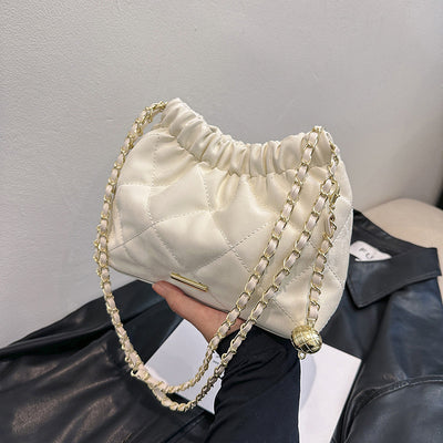 Bolsa Mensajera de Cadena Rombo Elegante para Viajero - Image 6