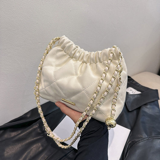 Bolsa Mensajera de Cadena Rombo Elegante para Viajero - Image 6