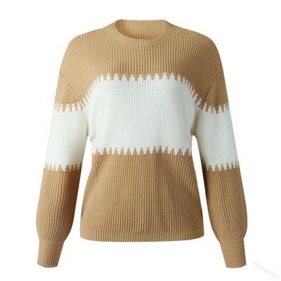Blusa de Punto a Rayas con Mangas Farol - Estilo Moderno para Mujer - Image 3