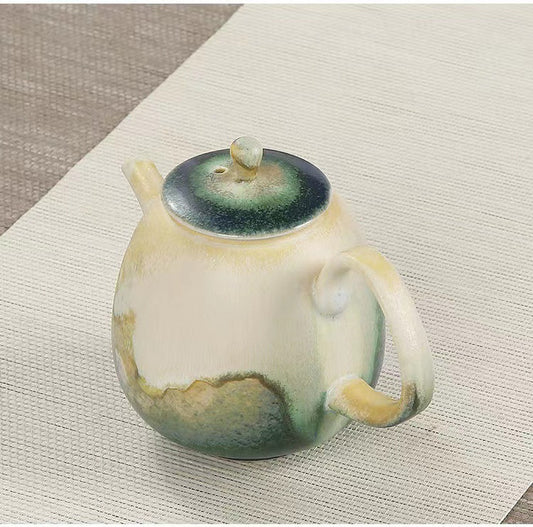 Tetera Artesanal Cerámica Retro Japonesa con Juego de Té - Image 2